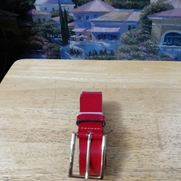 🇬🇧Express Vintage Made in England Red Belt Small,Fits 28-33,New!! Nice Gift. - Picture 4 of 15